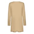 thumbnail image 5 of AherBiu Womens Cardigan Tops Long Sleeve Open Front Mid-Long Outwear with Pockets Spring Clothes, 5 of 5