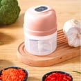 thumbnail image 4 of LSLJS Garlic Masher Electric Garlic Masher Household 250ml Food Processor Small Masher To Vegetable Wireless Food Processor for Ginger Chili Fruit Meat Etc, Garlic Stirrer, 4 of 8
