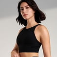 thumbnail image 4 of Yuyuzo Sports Bras for Women Wireless High Support Seamless Stretchy Full Coverage Active Workout Crop Tank Tops, 4 of 5