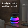 thumbnail image 4 of Led Lights for Car Intelligent Voice Colorful Led Breathing Glass Light Transparent Case Bluetooth Audio Heavy Subwoofer Outdoor Portable Bluetooth Audio Outdoor Led Lights, 4 of 8