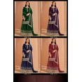 thumbnail image 5 of Custom Made Heavy Georgette Woman Kurti Sharara for wedding, Bollywood Designer Suit Set, 5 of 5