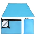 thumbnail image 2 of TUWABEI Waterproof Camping Tarp Lightweight Multifunctional Tent Footprint for Camping, Hiking Backpacking, Compact Tent Tarp Ground Sheet Mat for Ground or Under Tent, 2 of 6
