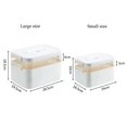 thumbnail image 3 of Maytalsory Large Capacity Storage Box For Convenient Medical Organization Wide Application Materials White 2 layer small, 3 of 6