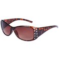 thumbnail image 5 of 2 Pair of Womens Designer Bifocal Sunglasses with Rhinestones - Tortoise/Tortoise - 2.00, 5 of 5