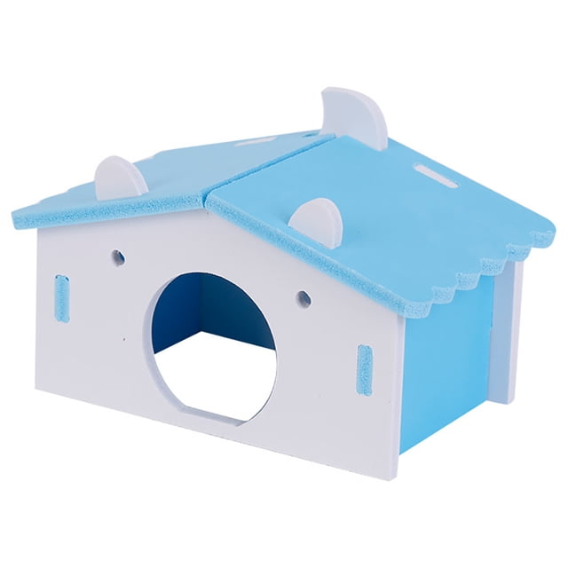 Hamster House Toy Plastic Fun Handmade Hamster Cage Hideout Small Animal House