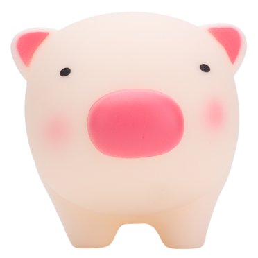 Kids Piggy Bank, Safe Material Durable Poisonless Smooth Texture Large Capacity Piggy Bank for Office for Home Panda,Pig,Small Bear