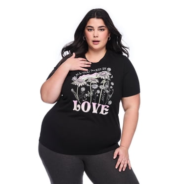 Lane Bryant Women'S Plus Crew-Neck T-Shirt