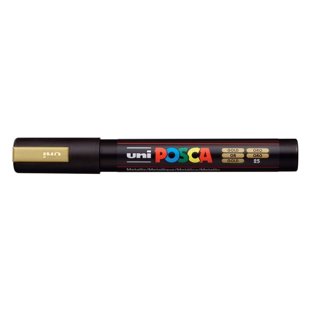 Posca Paint Marker, Pc-5M Medium Bullet, Gold