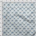 thumbnail image 4 of oneOone Tissu Popeline de Coton Bleu Sarcelle Tissu pour Robe Tissu Imprimé au Mètre 42 Pouces de Large, 4 of 5