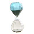 thumbnail image 4 of GROWTH TANK Ornament Novelty Glass Hourglass Timepiece Table Decor Lightweight Sandglass Blue, 4 of 9