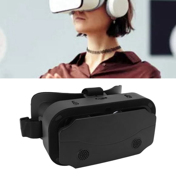 Virtual Reality Headset, HD Scratch Resistant Anti Distortion Easy To Use 3D VR Glasses Video Goggles for Games
