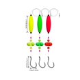 thumbnail image 3 of TIELUTT Fishing Float Rig for Catfish European Style Long Bobber with Hook And Rattle for Anglers Tip up Hole Insulator Girls Gear Halibut Rig Clam Ice Fisherman, 3 of 7