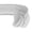 White, variant on Door Draft Stopper, Door Sweep for Bottom of Door, Under Door Draft Blocker, Weather Stripping Door Seal, Door Gap Filler Soundproof, Dust Blocker, Noise Stopper, 1 Pcs, 39.61x1.77x1.18"