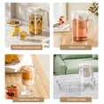 thumbnail image 4 of White High-Capacity 2L Water Pitcher With Spill-Resistant Lid Durable Refrigerator Jug For Cold Brew Juices Lemonade #3uj9E, 4 of 6