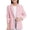 Pink, variant on Girls Tops Tees & Shirts Casual Open Front Long Sleeve Jacket with Notched Lapel and Inner Pocket for Kids