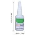 thumbnail image 3 of TIELUTT Strong Multipurpose for Home and DIY Projects Quick Drying Clear Bond on Ceramic Fabric and More 50ml 1 Stuff with Acrylic Nail Glue Fast Dry 10 Days of Glue Construction School Glue Sticks, 3 of 6