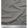 thumbnail image 1 of Soimoi Modal Satin Fabric Geometric Small Printed Craft Fabric by The Yard 42 Inch Wide, 1 of 3