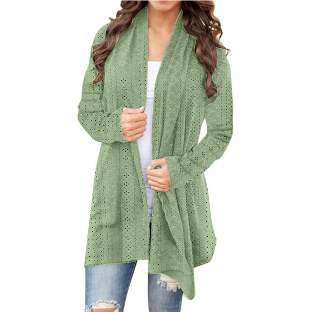 Knee Length Cardigan Split Front Sweater Cardigan Tops for Women Womens Long Sweaters Open Front Shawl Neck Cardigan Women Womens Sweaters Fall Cardigan Come Mono Cardigan Knit Long Sweater Fall
