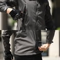 thumbnail image 3 of RXIRUCGD Man Solid Color Fleece Outdoor Jacket, Army Green, Size: S, 3 of 4