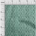 thumbnail image 2 of oneOone Rayon Dusty Teal Green Fabric Abstract Craft Projects Decor Fabric Printed By The Yard 56 Inch Wide, 2 of 4