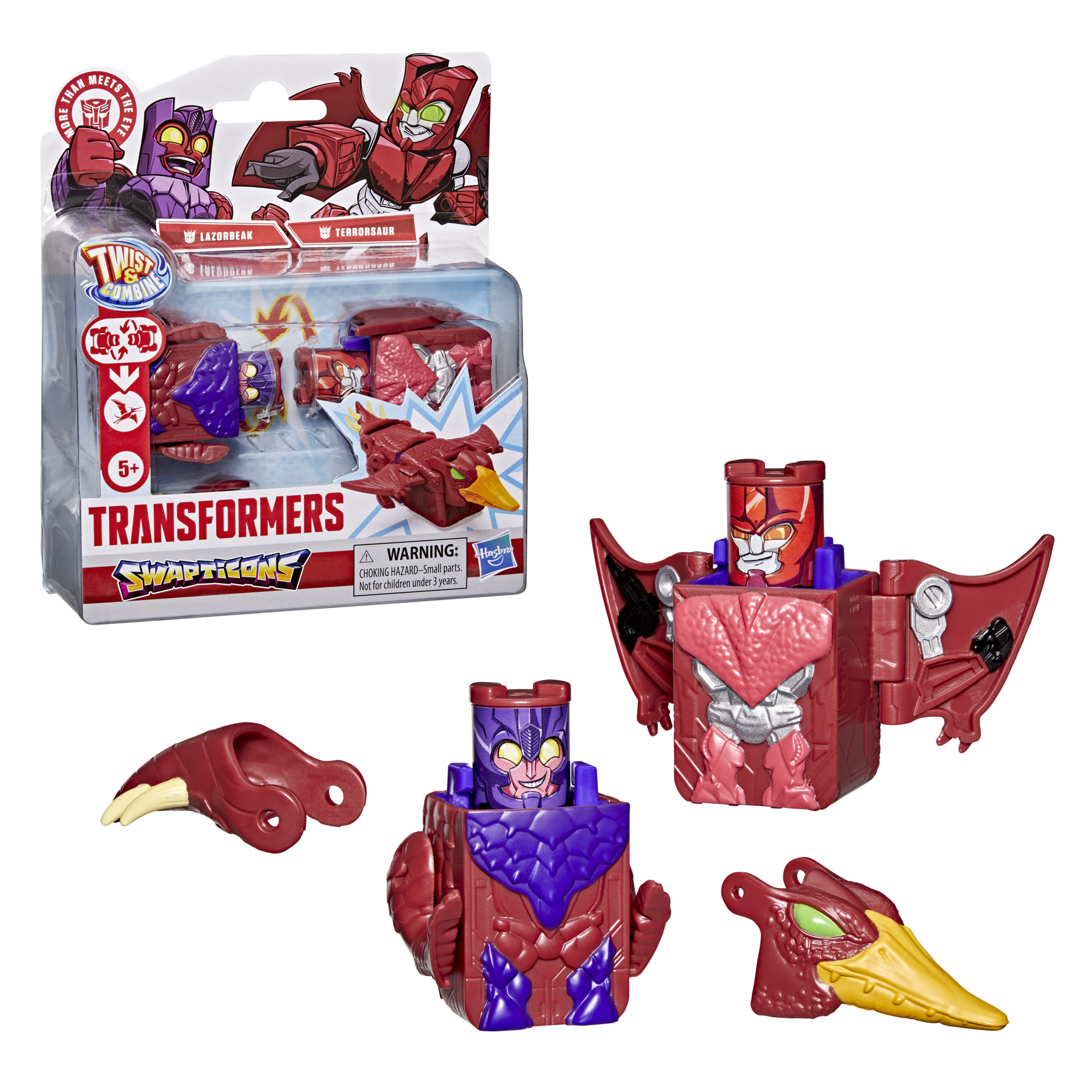 Transformers Swapticons Terrorsaur and Lazorbeak Action Figures