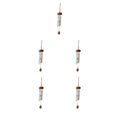 thumbnail image 1 of mmirethe Multiple Styles And Colors Wind Chimes For Wide Application Unique Style Wind Chime Pendant vermilion锛坮oundwood锛?5Set, 1 of 6