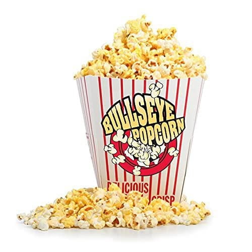 BullsEye Popcorn Boite de 12 sachets pré-mélangé de popcorn 12oz