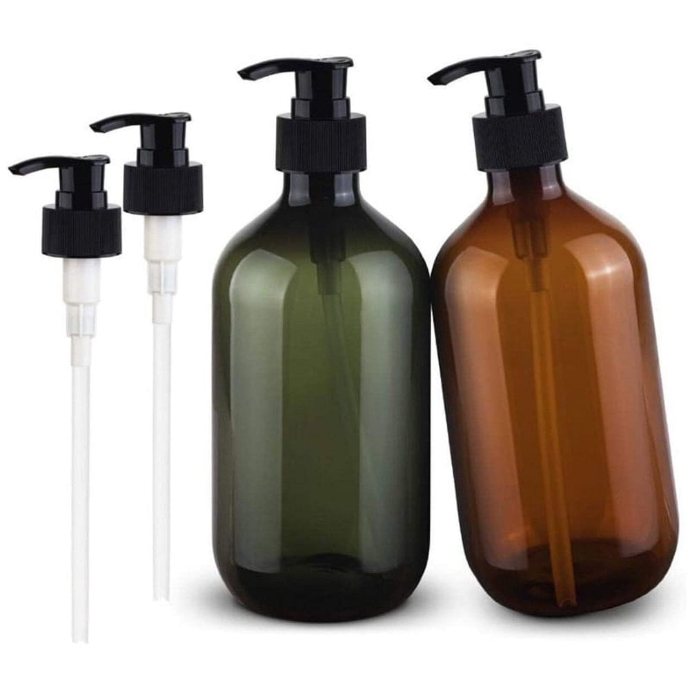 SUTENGDA 17Oz Soap Dispenser  Hand Dish Soap Dispenser for Kitchen Bathroom Countertop Refillable Lotion Liquid Soap Pump Bottles