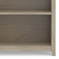 thumbnail image 4 of Amherst 30 inch Wide Solid Wood Transitional 5 Shelf Bookcase in Distressed Gray, 4 of 9
