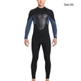 thumbnail image 4 of Combinaison de Plongée Haute Efficacité Anti-Froid Maillots de Bain Confortables Écran Solaire Puissant Réduire la Résistance à l'Eau Combinaison Classique Col Rond Homme Gris Foncé 3TG, 4 of 7