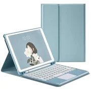 Keyboard Case for Samsung Galaxy Tab S10 FE Plus 13.1 inch 2025 SM-X620/X626B/X626 with Multi-Touch Trackpad, Flip Stand Protective Cover with Pencil Holder
