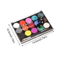 thumbnail image 2 of LPSSTORE Face Paint Kit with 15 Colors Party Face & Body Paint and masquerade, 2 of 8