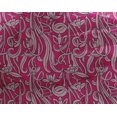thumbnail image 4 of oneOone Georgette Viscose Fabric Leaves & Floral Block Printed Fabric 1 Yard 42 Inch Wide, 4 of 4