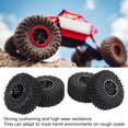 thumbnail image 3 of 4 PCS RC Wheels And Tires Aluminum Alloy Fits For  1/18 TRX4M Remote Control Car, 3 of 8