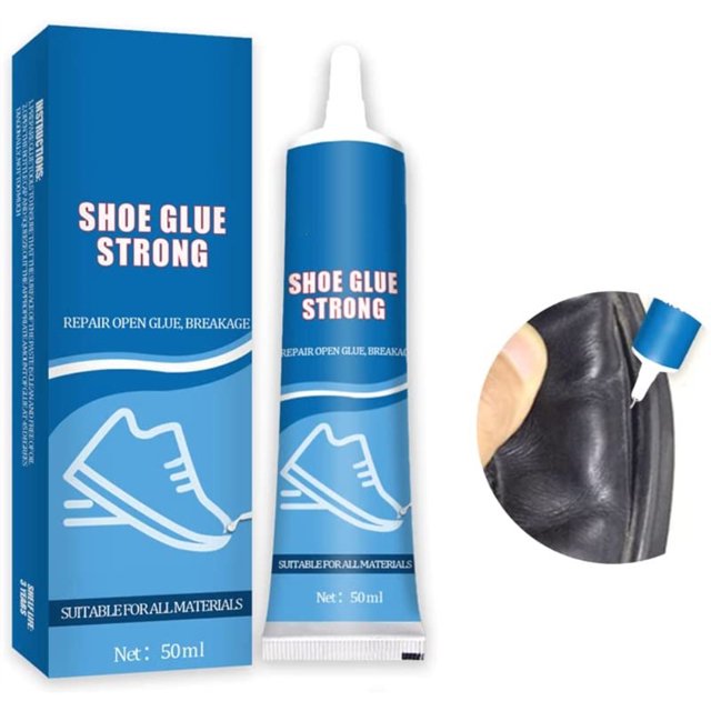 Colle pour Chaussures Forte Imperméable Colle pour Restaurer les Chaussures Colle pour Chaussures Adhésif 50 ml Colle pour Chaussures Forte Polyvalente Imperméable Colle pour Restaurer les Chaussures Espadrilles Colle pour Chaussures en Cuir Adhésif