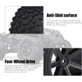 thumbnail image 4 of 4pcs RC Racing Tire, 1/10 RC Truck Wheel Rubber Tire for ZD Racing Buggy Car(Black), 4 of 10