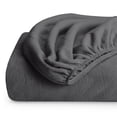 thumbnail image 1 of Bare Home Drap-Housse en Molleton Douillet - Molleton Polaire Ultra Moelleux - Drap à Poche Profonde - Lit Simple, Gris, 1 of 5