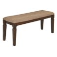 thumbnail image 1 of Homelegance Banc de Salle à Manger 44 Pouces Style Western Brun Foncé Fini Espresso, 1 of 3