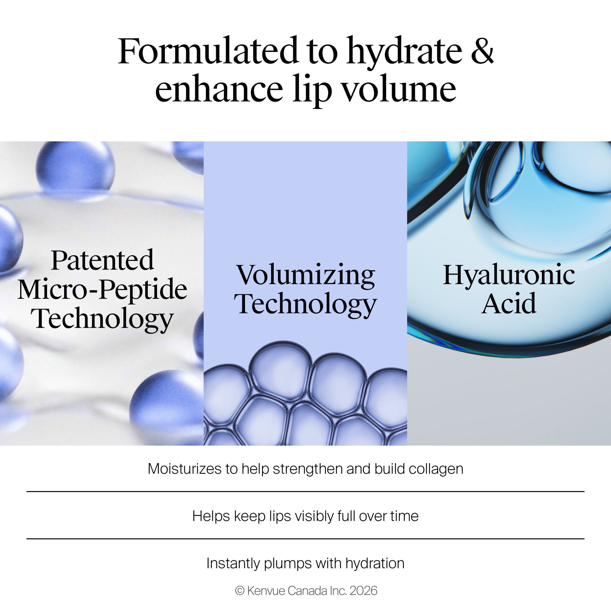 Traitement repulpant pour les lèvres Neutrogena Collagen Bank, vanille, 14 ml