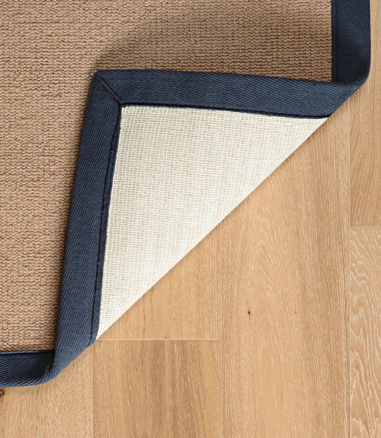 Tapis de couloir Athena liège et bleu 2  pi 6 po x 8 pi