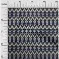 thumbnail image 1 of oneOone Tissu Polyester Lycra Chevron & Tourbillon Imprimé Ikat Tissu BTY 56 Pouces de Large, 1 of 4