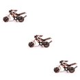 thumbnail image 2 of Transemion Authentic True Metal Vehicles - Must-Have For Any Motorcycle antique bronze 14cm*6cm*7cm 3Set, 2 of 6
