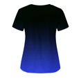 thumbnail image 3 of TIMIFIS Bleu Foncé Tuniques Médicales pour Femmes Uniformes d'Infirmières Professionnelles Hauts d'Été Dégradé Col en V Manches Courtes Hauts Médicaux Décontractés Tenue de Travail avec Poches Printemps/été, 3 of 3