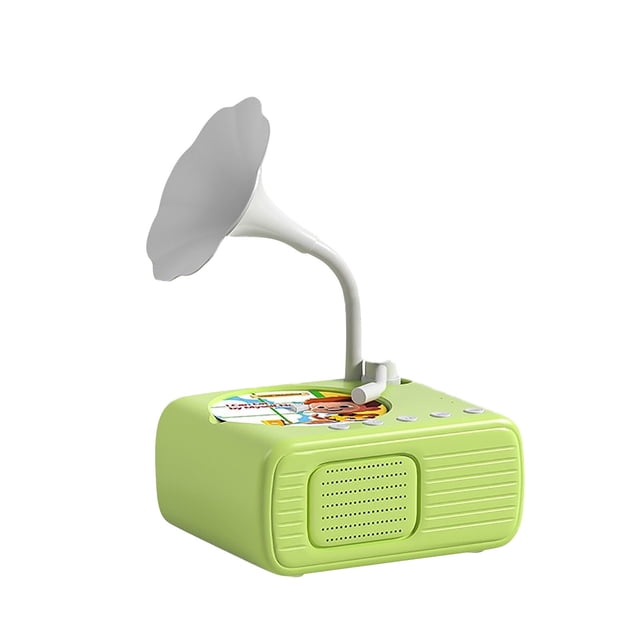 Tyidzon Kids Phonograph Children's Early Education Puzzle Phonograph Card Learning Of Recording And Bluetooth Enabled Children's Phonograph Christmas Gift