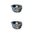 thumbnail image 1 of QualitChoice Bracelet Multi-layers Magnetic Buckle Leather Multi-colored Leopard Print Valentines Day Gifts Bracelets Hand Jewelry Blue 2Set, 1 of 6