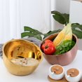 thumbnail image 1 of MesaSe Quick Drainage Rice Strainer Bowl Convenient 304 Stainless Steel Space Saver Washing Drain Baskets Kitchen Tool, 1 of 8