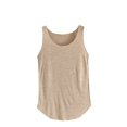 thumbnail image 1 of Mrat Hauts d'Été Grande Taille Sans Manches pour Femmes, Couleur Unie, Col Rond, Chandail Sans Manches Polyvalent, Couleur Unie, Col Rond, Hauts d'Été Grande Taille Sans Manches S-263 Beige Taille Unique, 1 of 6