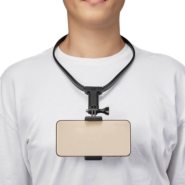 pitrice Support de Cou pour POV/Vlog Sangle de Tête Confortable Standard