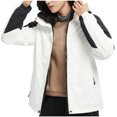 thumbnail image 1 of LOVZFMLL Vestes pour Femmes Dames Polaire Épaissie Chaude à Capuche Réversible, 1 of 2