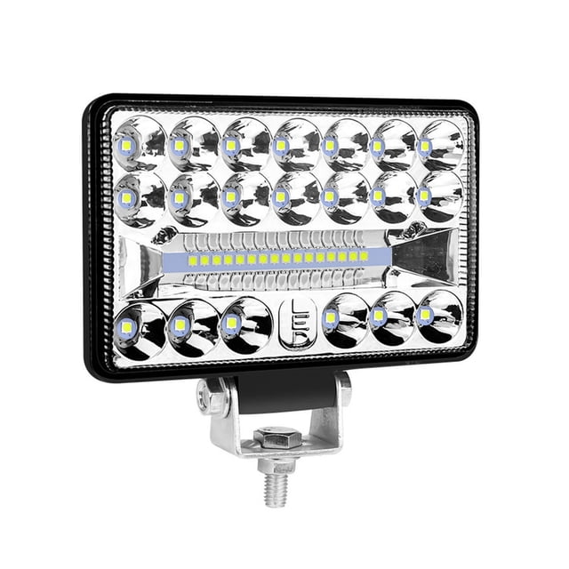 Yeacher 1Pcs 108W 5 Pouces 6500K Lampe de Travail LED Anti-Buée & Conduite Étanche Anti-Inondation